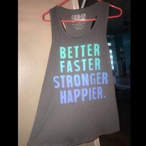 Gray tank top!